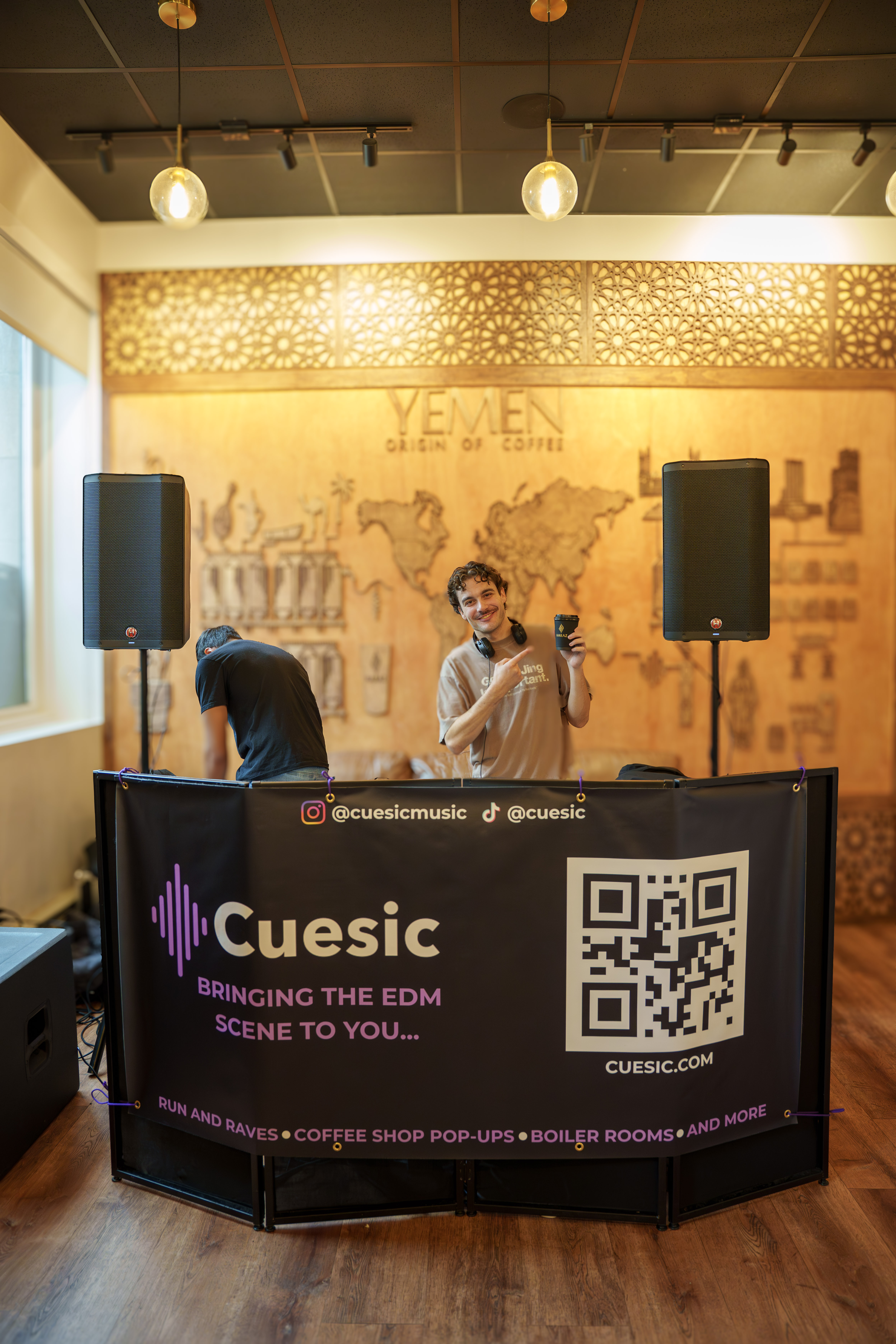 Cuesic Haraz Coffee House DJ Pop-Up